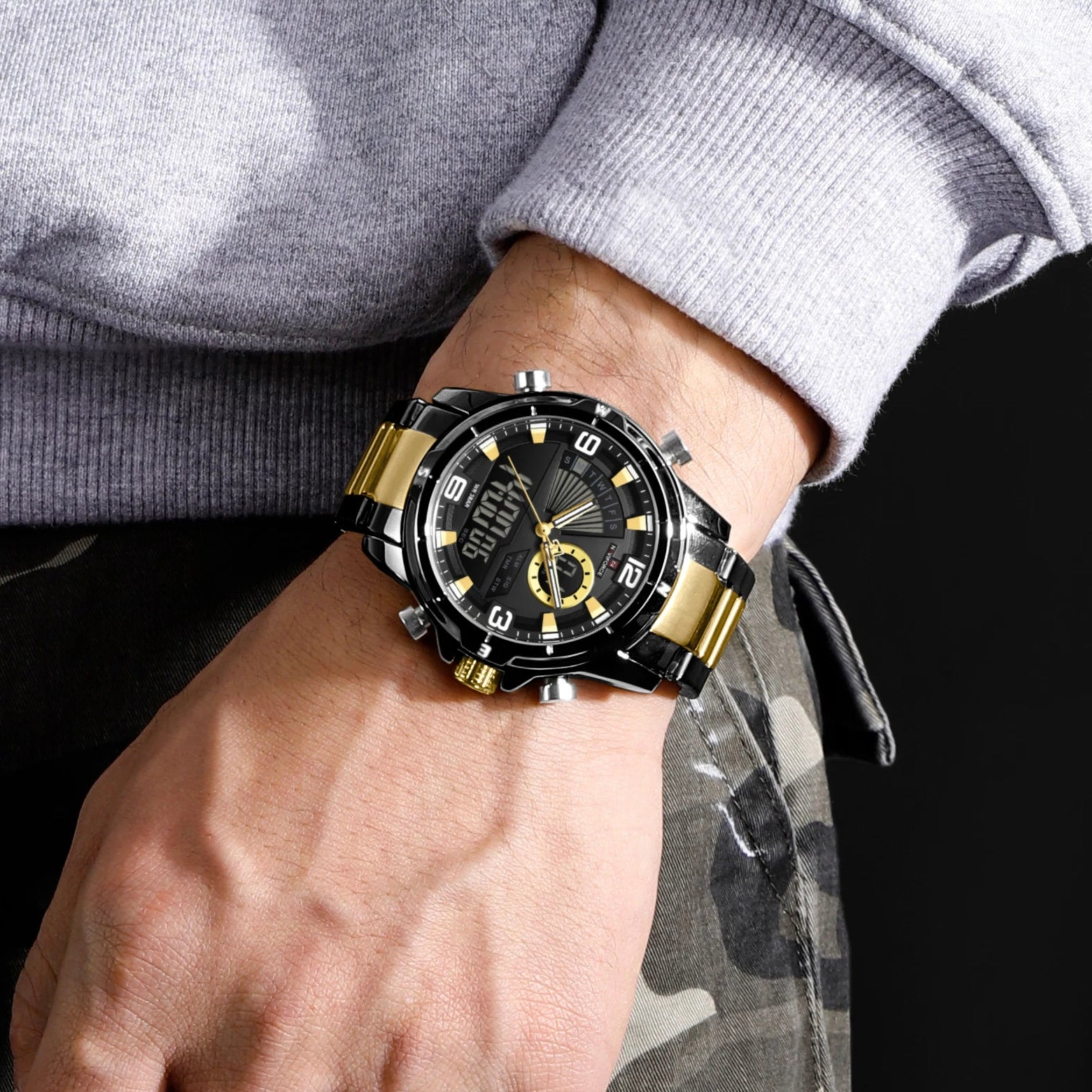 Relógio Naviforce NF9257 Dourado Masculino Premium NF9257 - foto 10