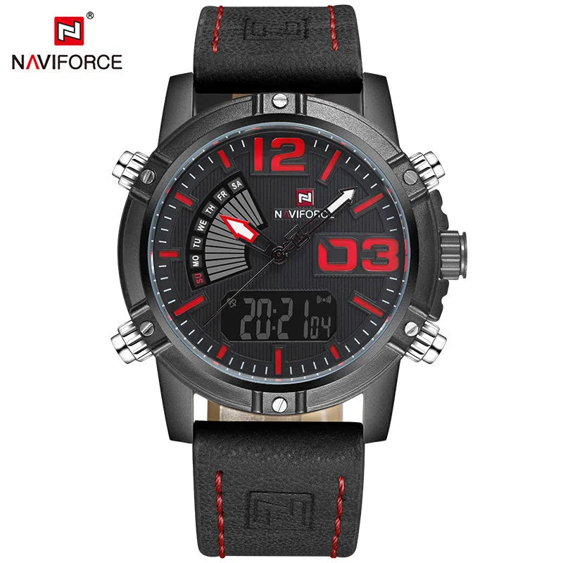 Relógio Naviforce NF9095 Preto e Cinza Masculino Premium NF9095 - foto 9