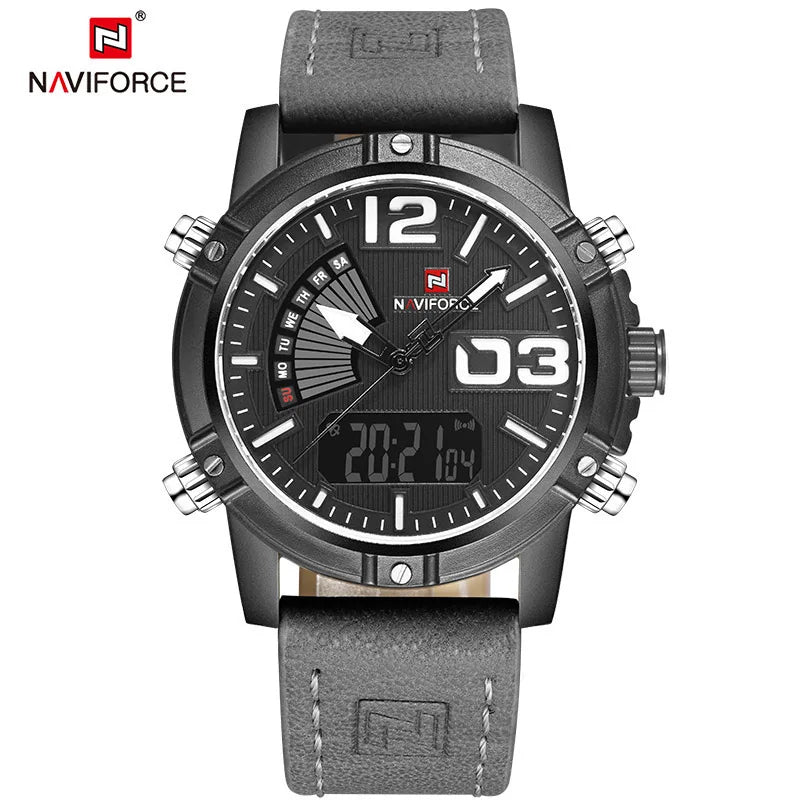 Relógio Naviforce NF9095 Marrom Masculino Premium NF9095 - foto 8