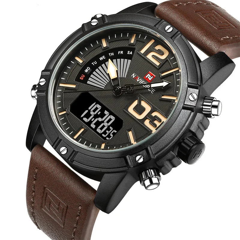Relógio Naviforce NF9095 Marrom Masculino Premium NF9095 - foto 7