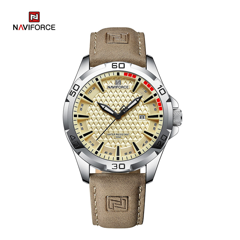 Relógio Naviforce NF8023 Couro Masculino Premium NF8023 - foto principal
