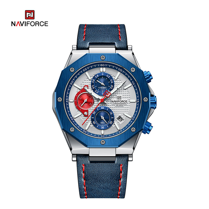 Relógio Naviforce NF8028 Couro Masculino Premium NF8028 - foto principal