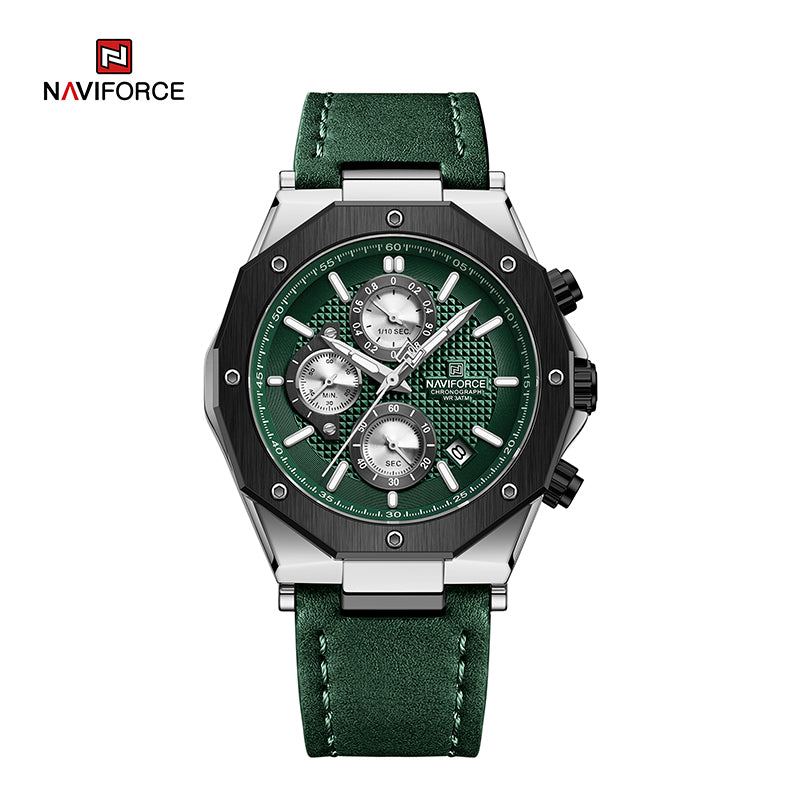 Relógio Naviforce NF8028 Couro Masculino Premium NF8028 - foto 6
