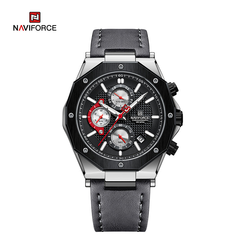 Relógio Naviforce NF8028 Couro Masculino Premium NF8028 - foto 8