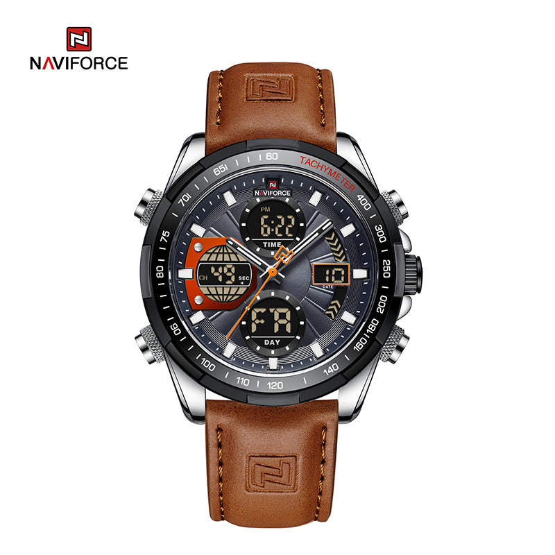 Relógio Naviforce NF9197L Couro Masculino Premium NF9197L - foto 7