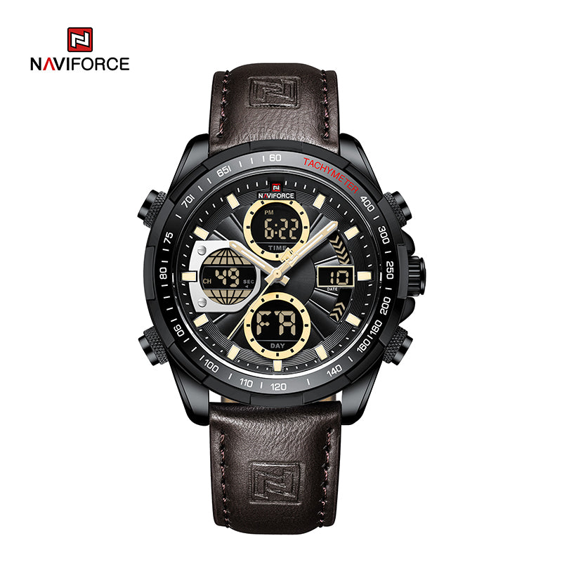 Relógio Naviforce NF9197L Couro Masculino Premium NF9197L - foto 8