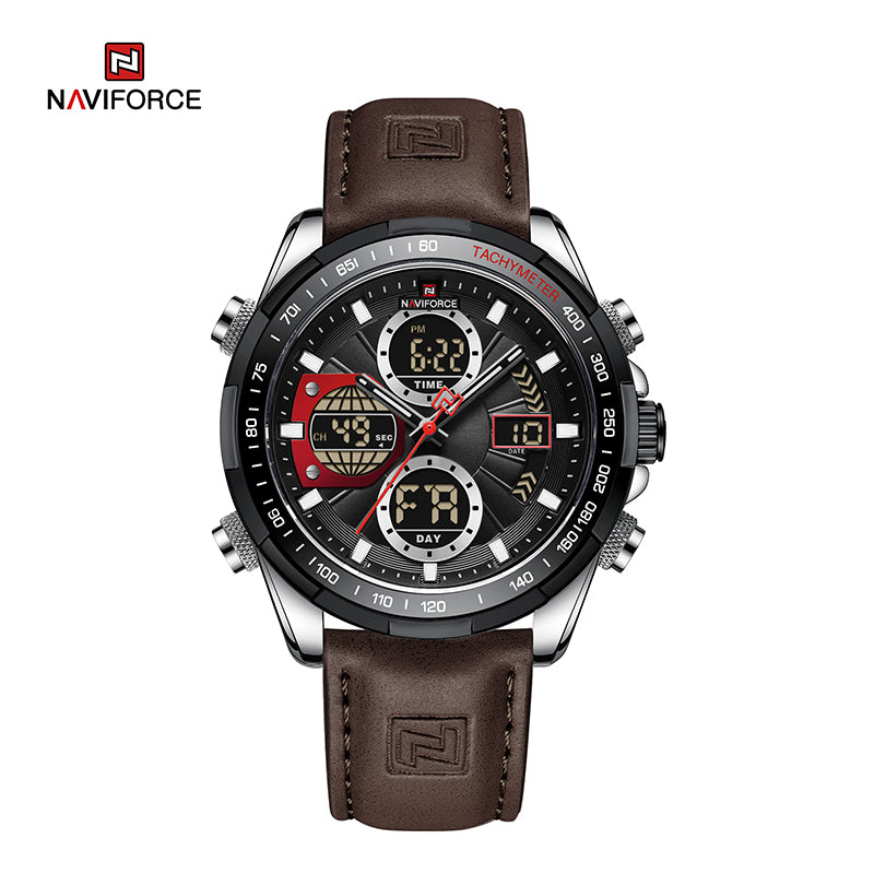 Relógio Naviforce NF9197L Couro Masculino Premium NF9197L - foto 9