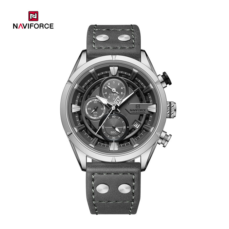 Relógio Naviforce NF8045 Couro Masculino Premium NF8045 - foto 7