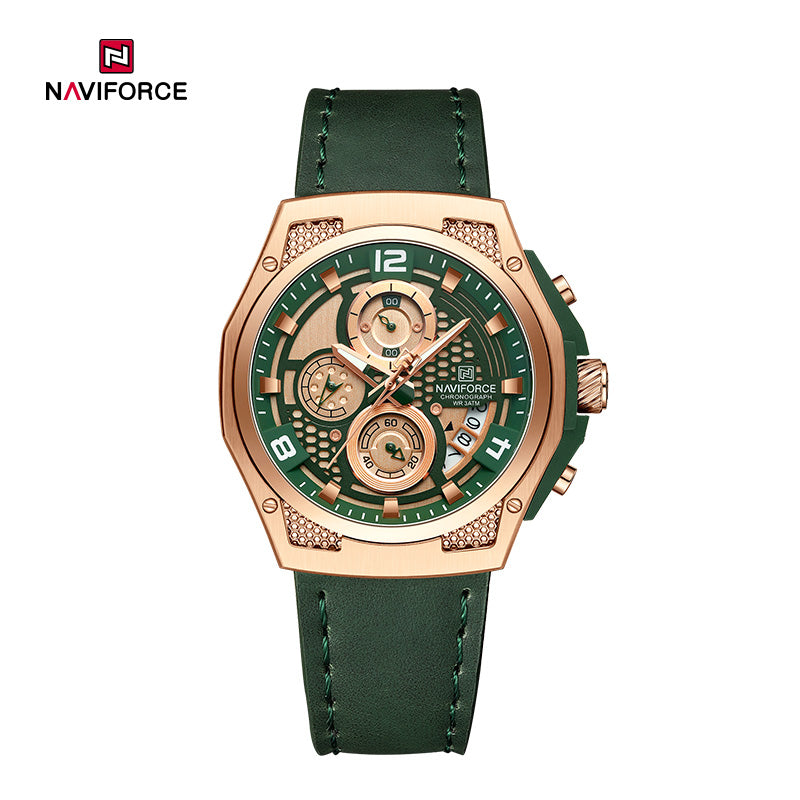 Relógio Naviforce NF8051L Couro Masculino Premium NF8051L - foto 3
