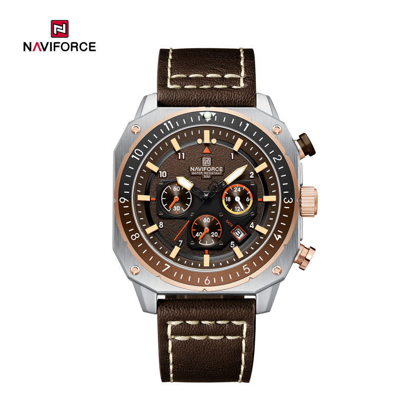 Relógio Naviforce NF8057 Couro Masculino Premium NF8057 - foto 6