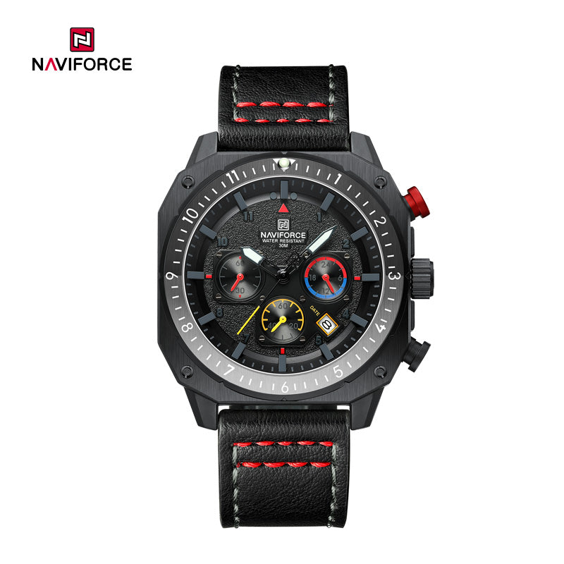 Relógio Naviforce NF8057 Couro Masculino Premium NF8057 - foto principal