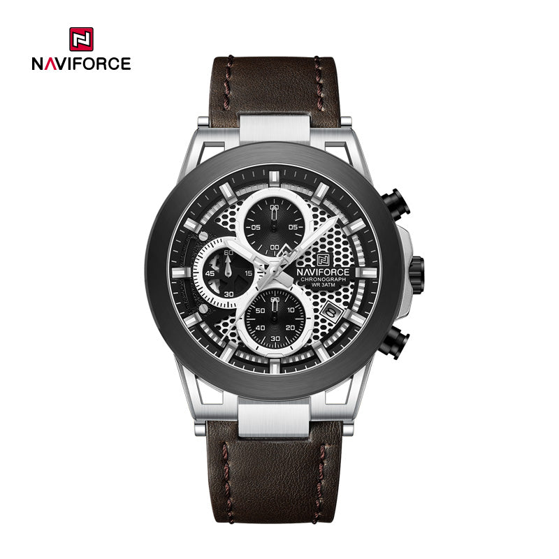 Relógio Naviforce NF8073 Couro Masculino Premium NF8073 - foto 5