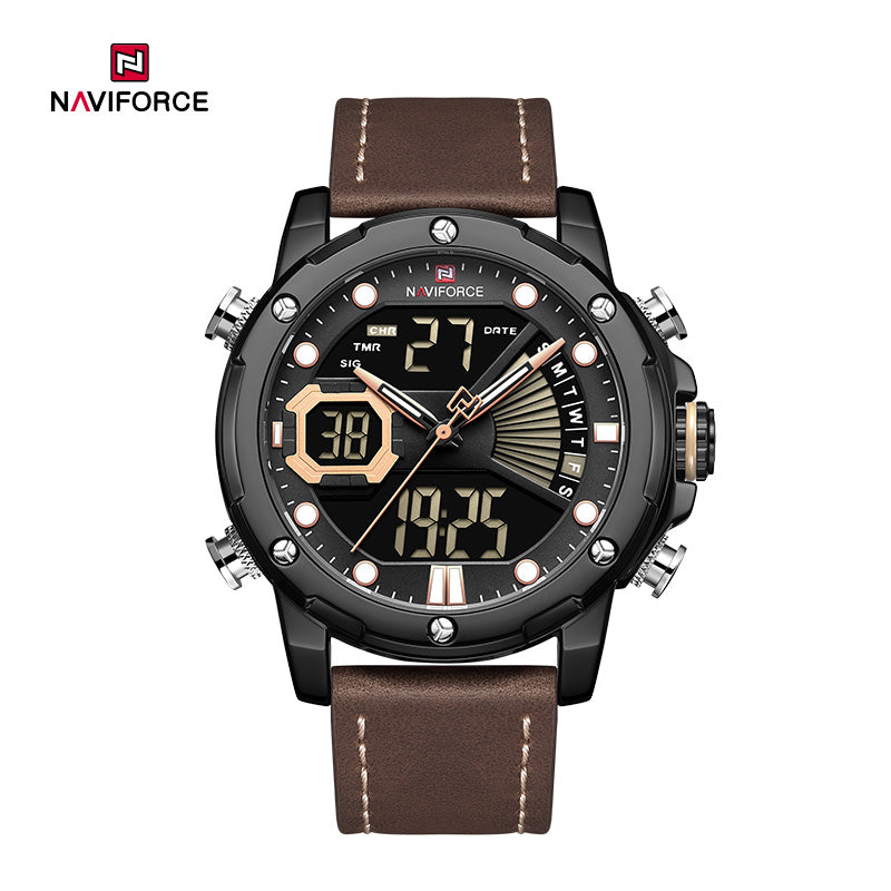 Relógio Naviforce NF9172L Couro Masculino Premium NF9172L - foto 4