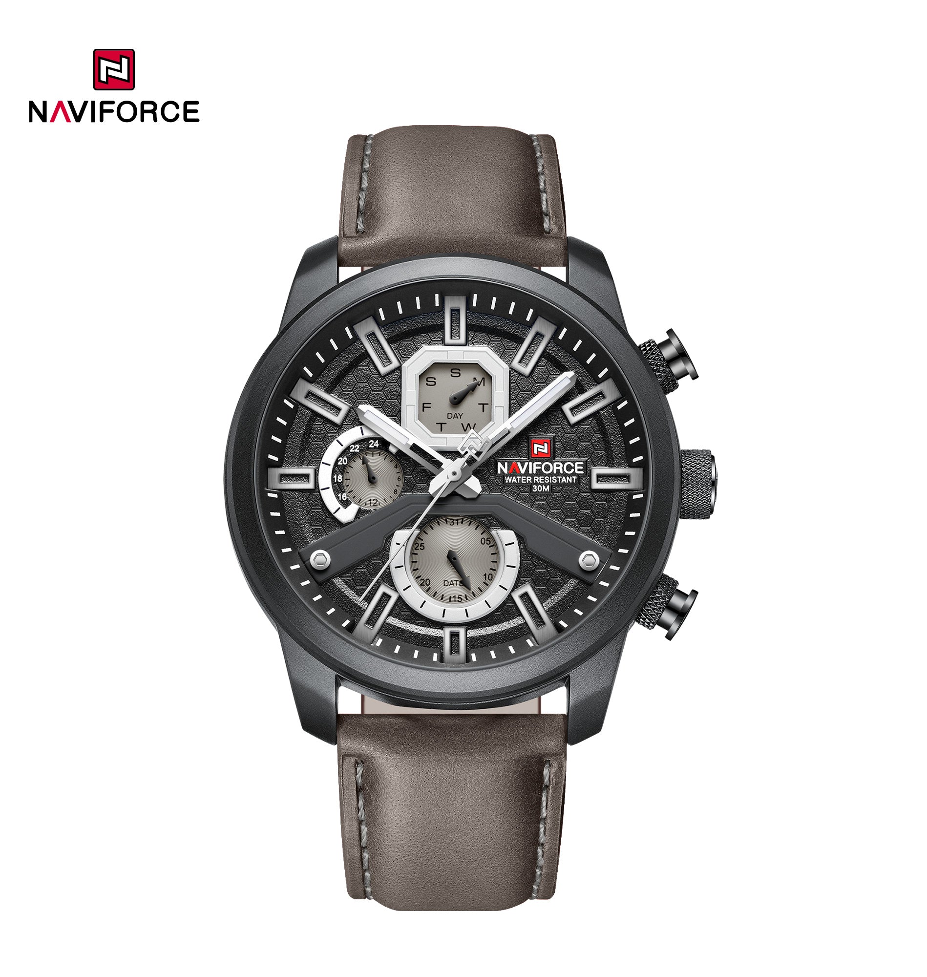 Relógio Naviforce NF9211L Couro Masculino Premium NF9211L - foto 4