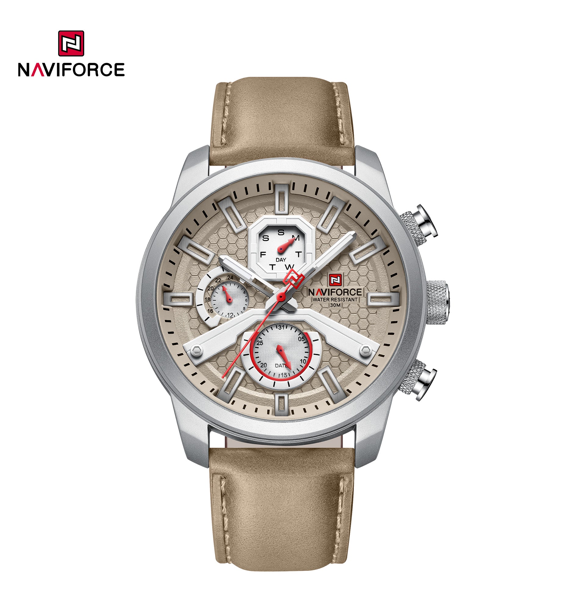 Relógio Naviforce NF9211L Couro Masculino Premium NF9211L - foto 5
