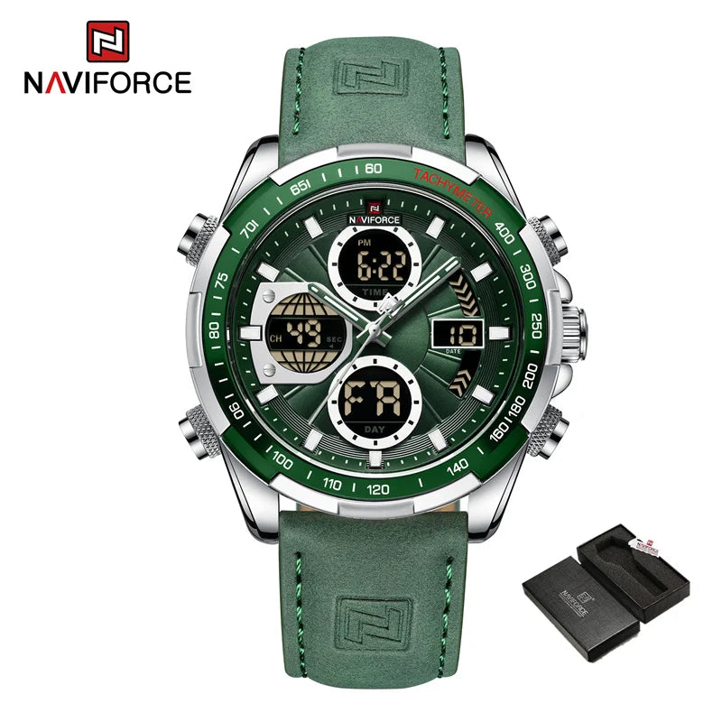 Relógio Naviforce NF9197 Verde Masculino Premium NF9197 - foto principal
