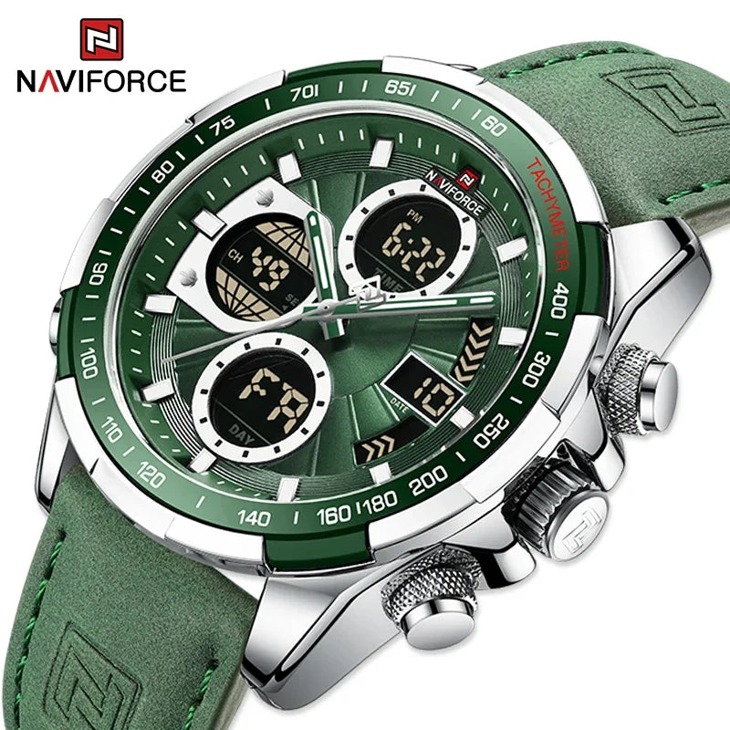 Relógio Naviforce NF9197 Verde Masculino Premium NF9197 - foto 6