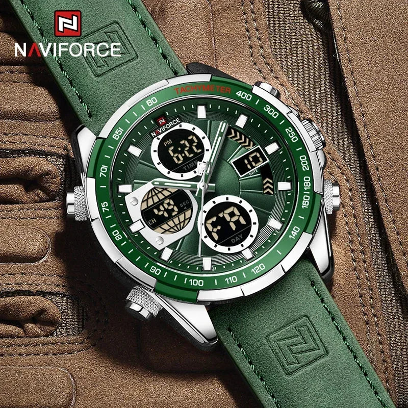Relógio Naviforce NF9197 Verde Masculino Premium NF9197 - foto 7