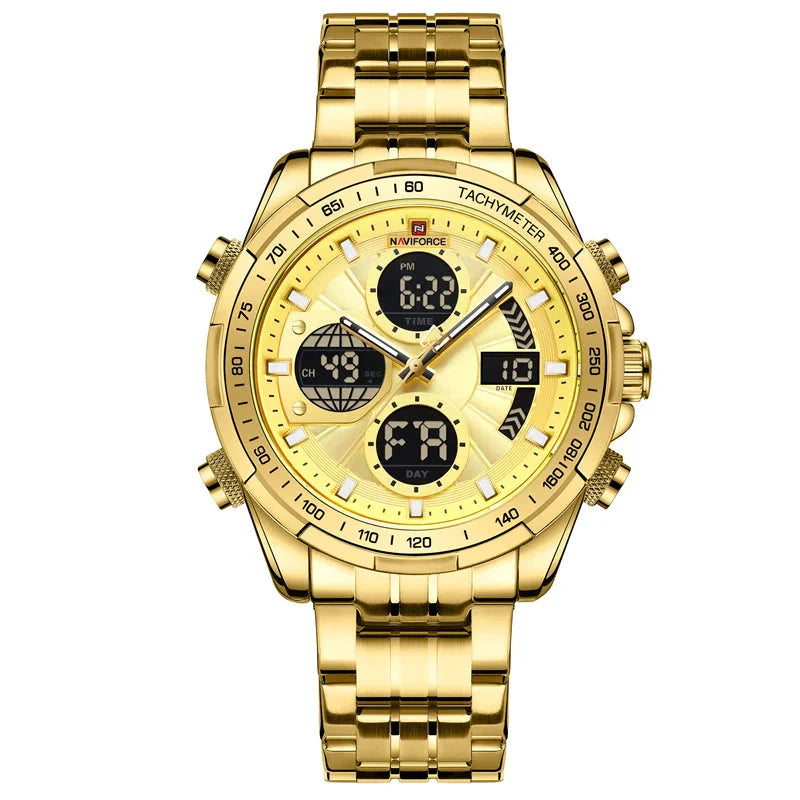 Relógio Naviforce NF9197 Dourado Masculino Premium NF9197 - foto 2