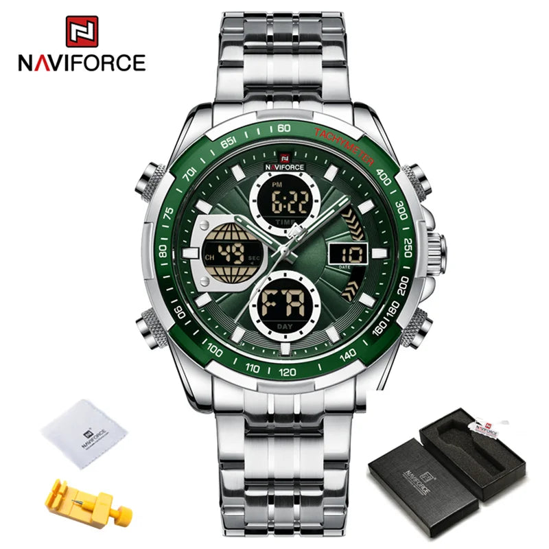 Relógio Naviforce NF9197 Prata Masculino Premium NF9197 - foto principal