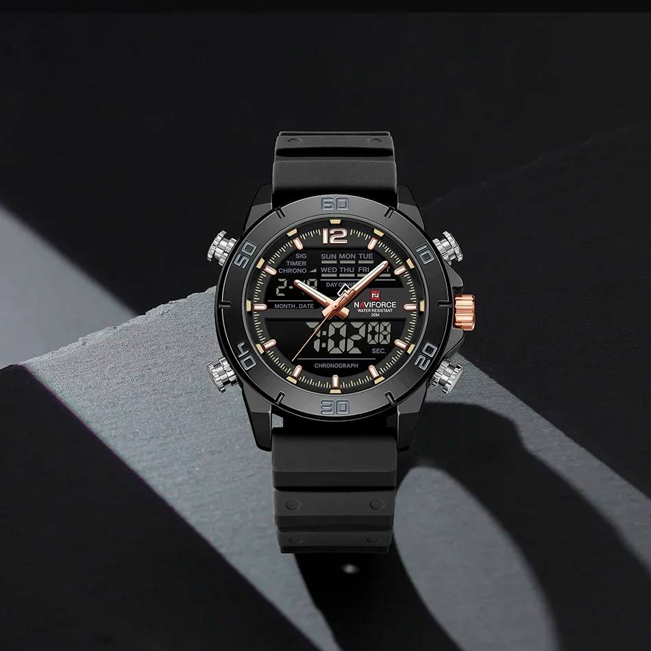 Relógio Naviforce NF9253T Preto Total Masculino Premium NF9253T - foto 6
