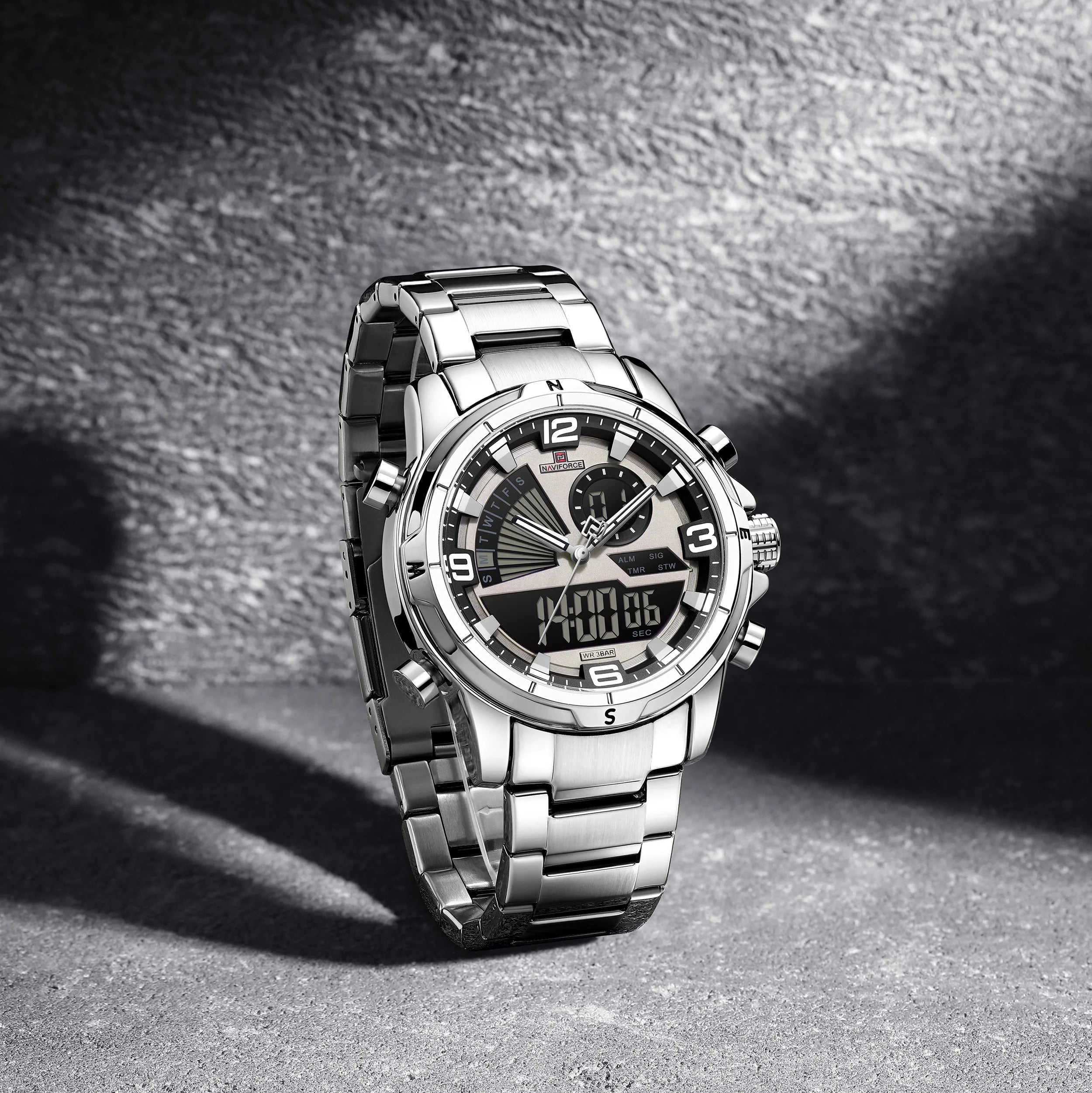 Relógio Naviforce NF9257 Cinza Masculino Premium NF9257 - foto 9