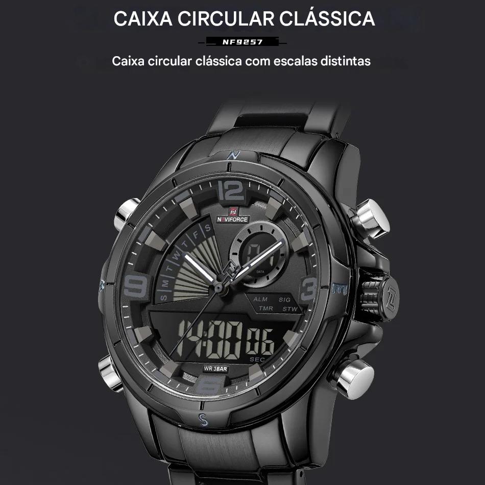 Relógio Naviforce NF9257 Cinza Masculino Premium NF9257 - foto 6