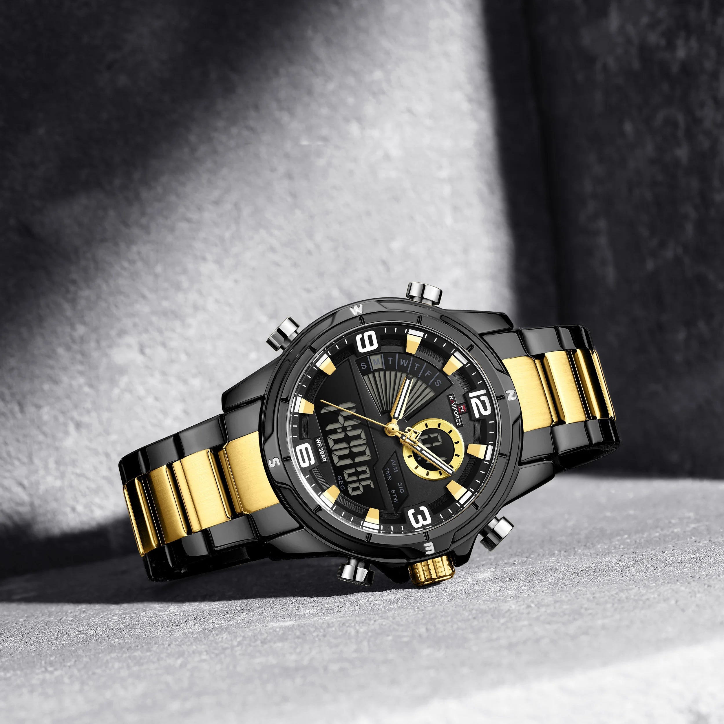 Relógio Naviforce NF9257 Dourado Masculino Premium NF9257 - foto 7