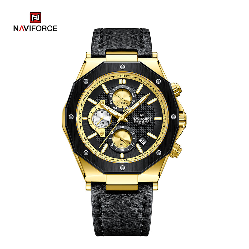 Relógio Naviforce NF8028 Couro Masculino Premium NF8028 - foto 2