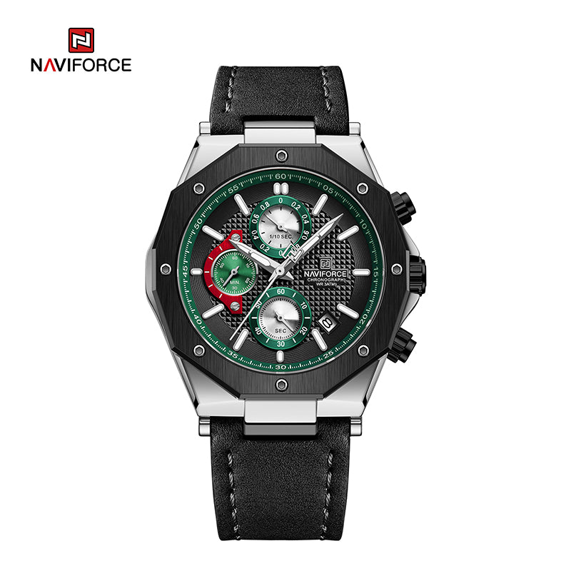 Relógio Naviforce NF8028 Couro Masculino Premium NF8028 - foto 7