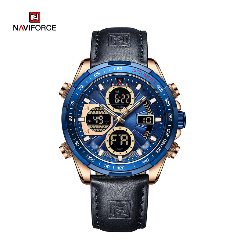 Relógio Naviforce NF9197L Couro Masculino Premium NF9197L - foto 4
