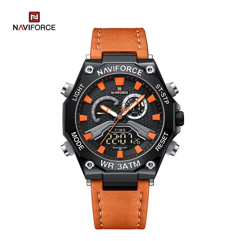 Relógio Naviforce NF9220 Couro Masculino Premium NF9220 - foto principal