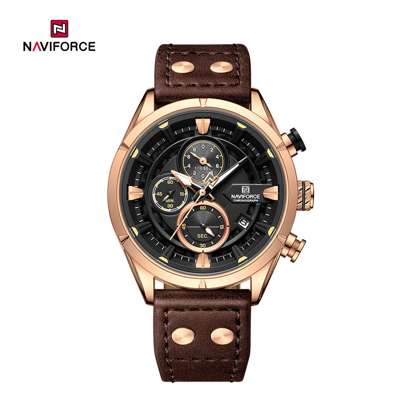 Relógio Naviforce NF8045 Couro Masculino Premium NF8045 - foto principal