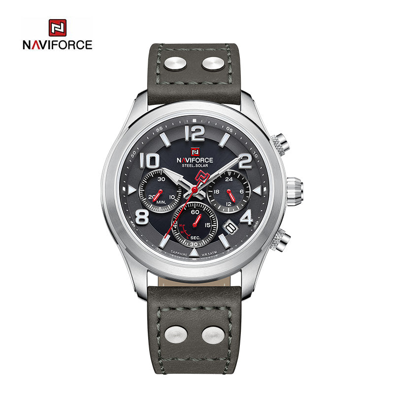 Relógio Naviforce Chrono Edition Couro Masculino Premium - foto 6