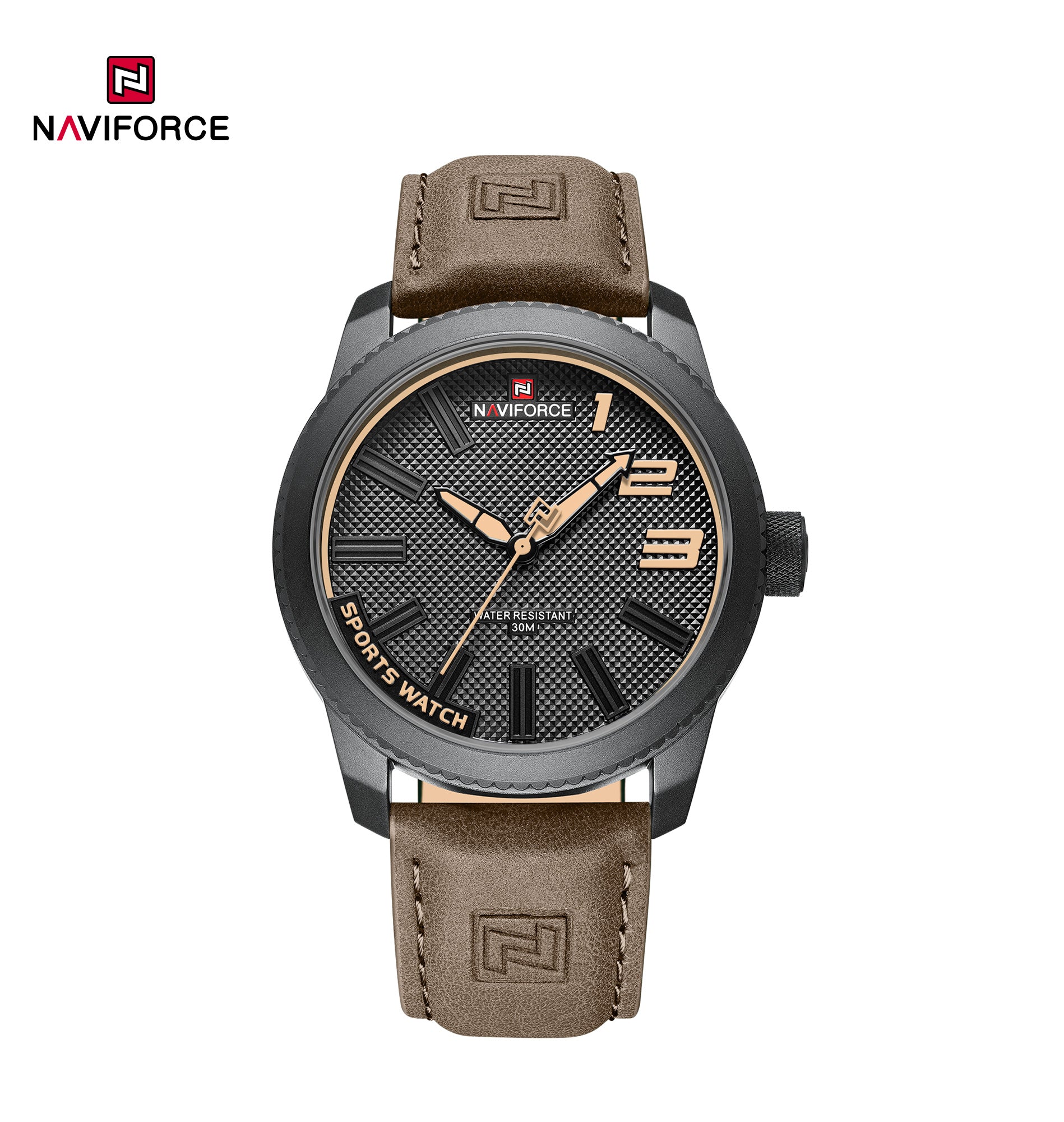 Relógio Naviforce NF9202L Couro Masculino Premium NF9202L - foto principal