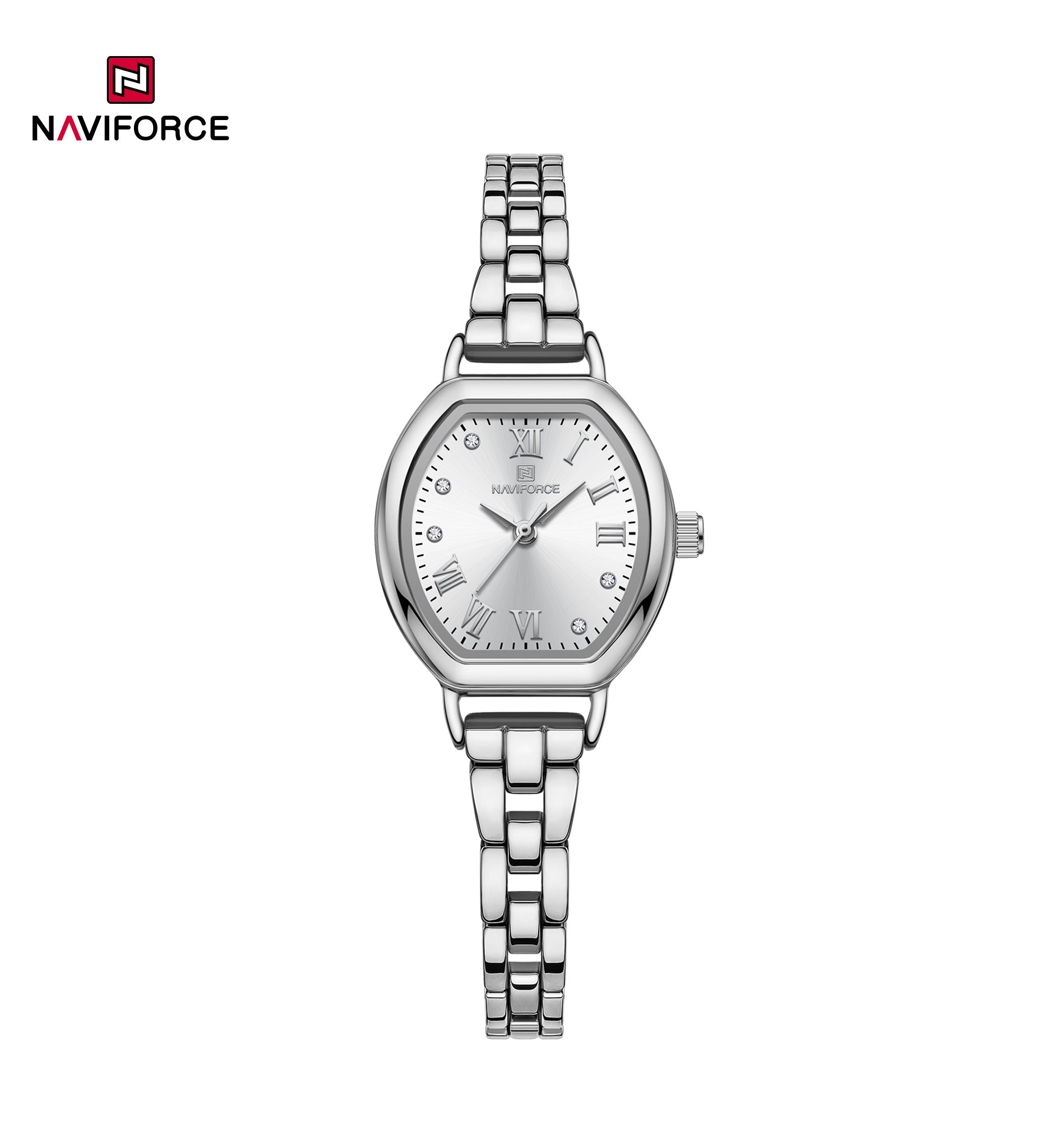 Relógio Naviforce Steel Prata Masculino Premium - foto principal