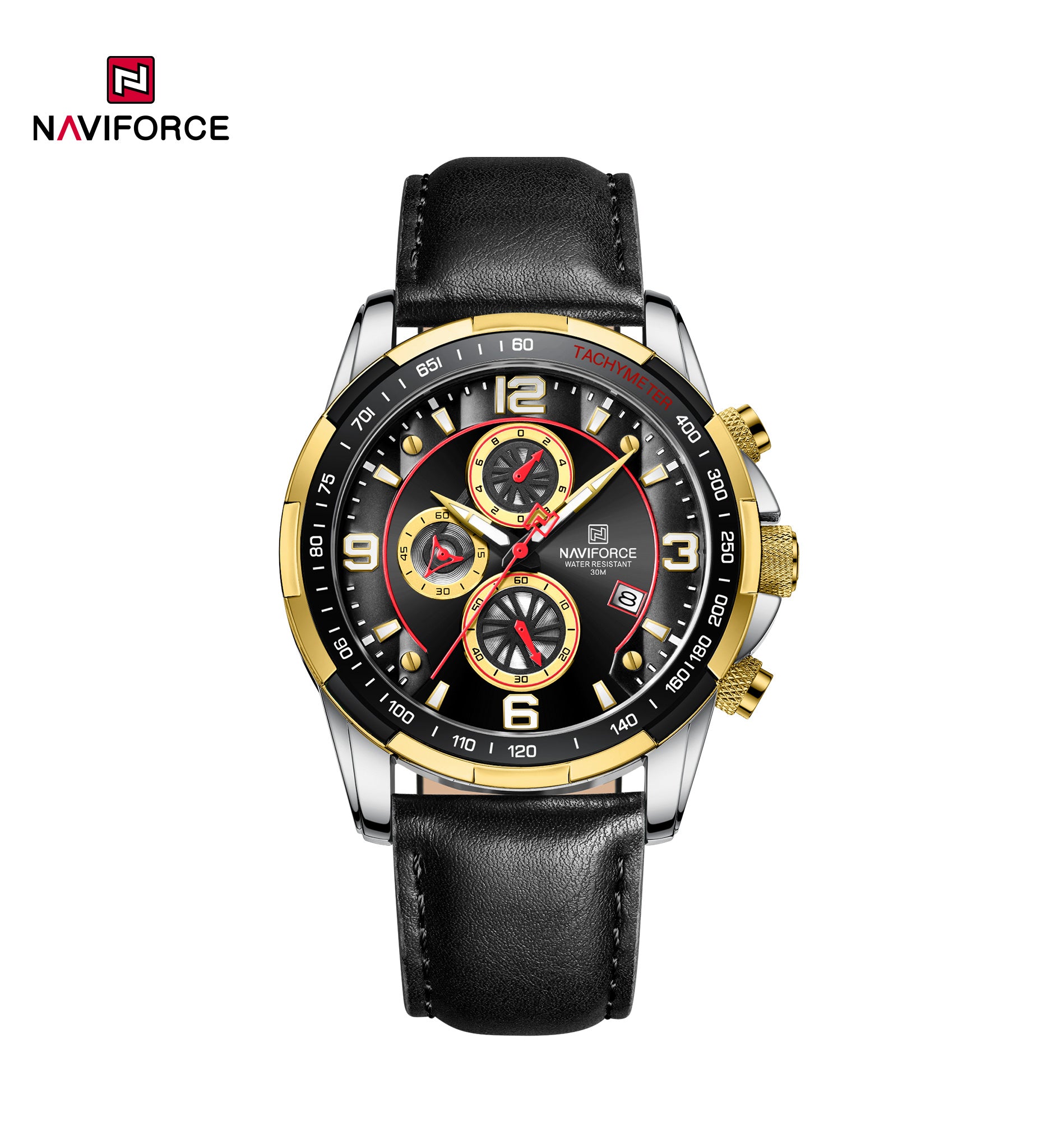 Relógio Naviforce NF8020L Couro Masculino Premium NF8020L - foto 3