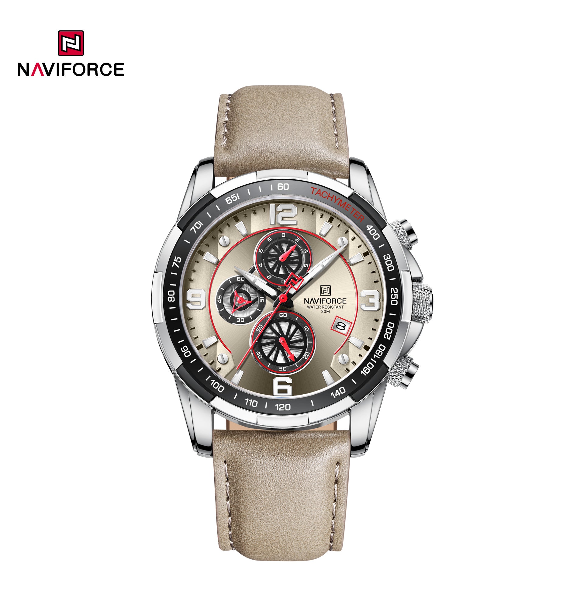Relógio Naviforce NF8020L Couro Masculino Premium NF8020L - foto 4