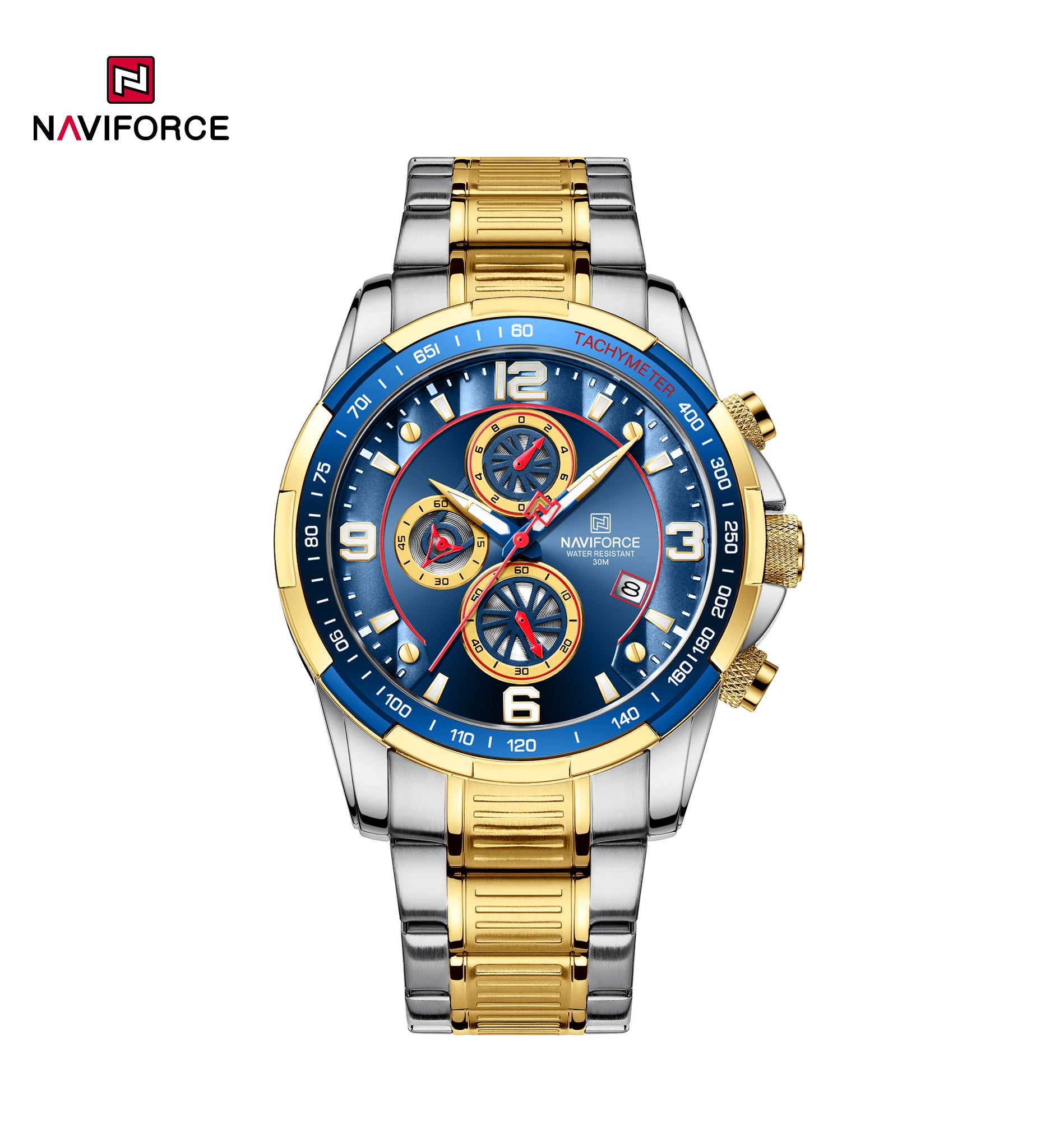 Relógio Naviforce NF8020S Aço Masculino Premium NF8020S - foto 3