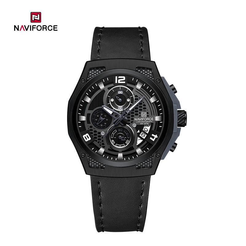 Relógio Naviforce NF8051L Couro Masculino Premium NF8051L - foto 6