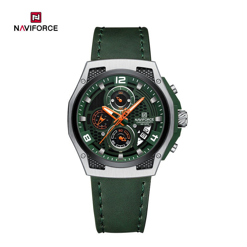 Relógio Naviforce NF8051L Couro Masculino Premium NF8051L - foto 7