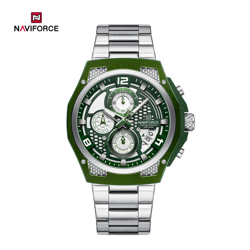 Relógio Naviforce NF8051S Aço Masculino Premium NF8051S - foto 7