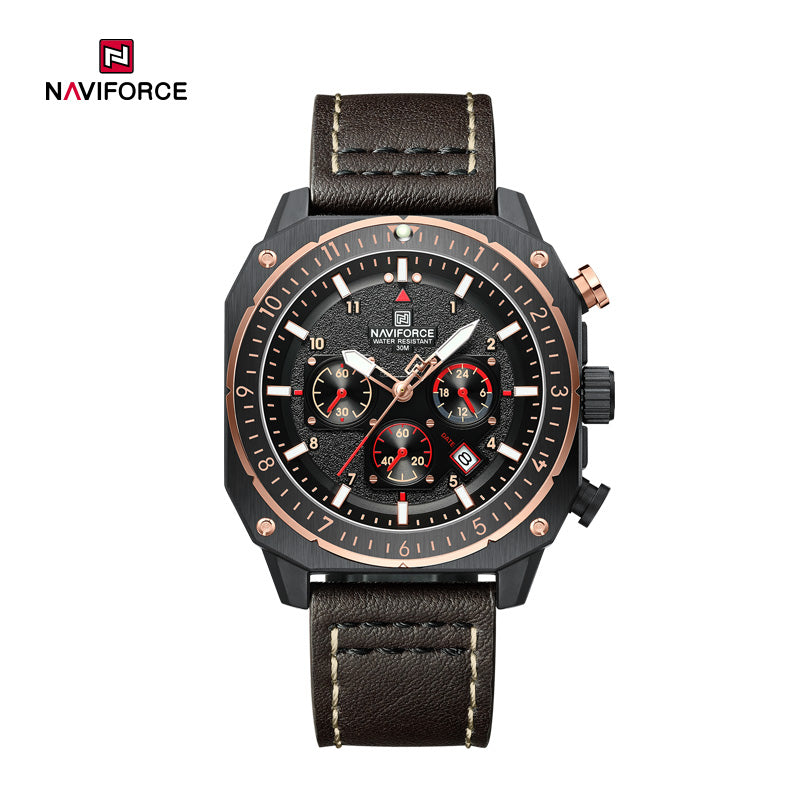 Relógio Naviforce NF8057 Couro Masculino Premium NF8057 - foto 3