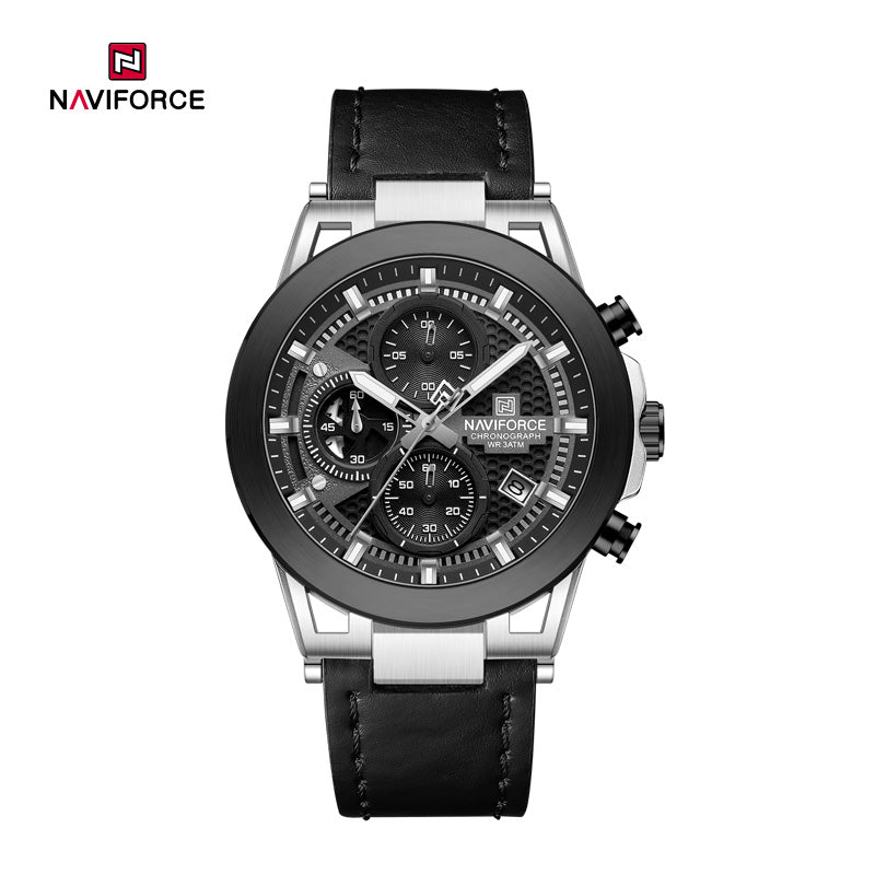 Relógio Naviforce NF8073 Couro Masculino Premium NF8073 - foto principal