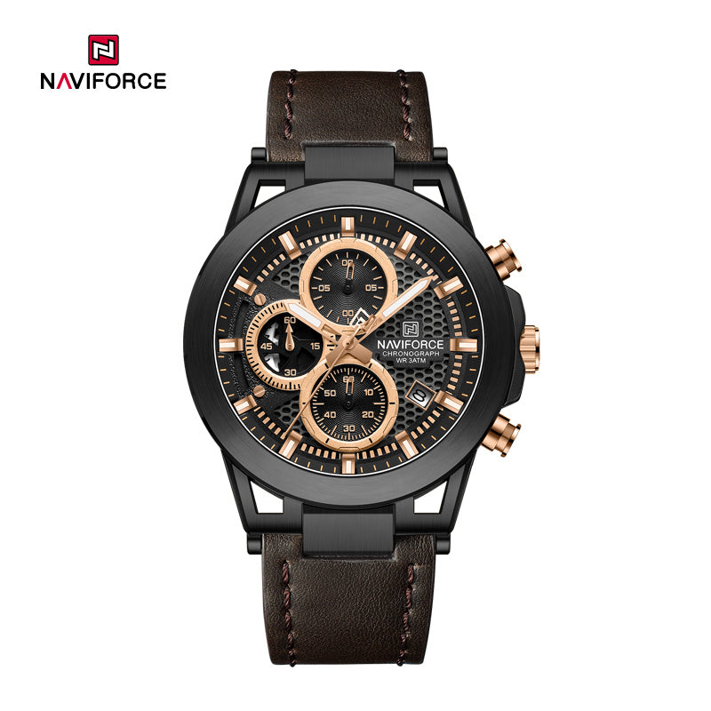 Relógio Naviforce NF8073 Couro Masculino Premium NF8073 - foto 4