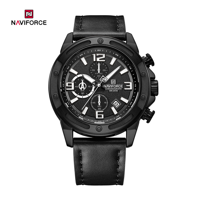Relógio Naviforce Chrono Edition Couro Masculino Premium - foto 11