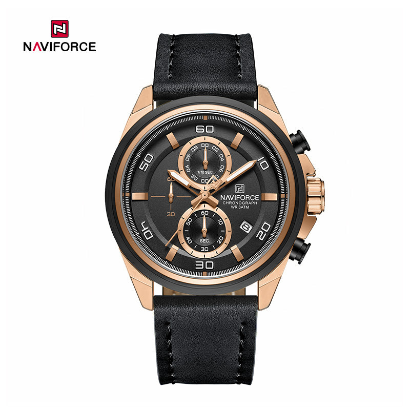 Relógio Naviforce NF8075 Couro Masculino Premium NF8075 - foto 3