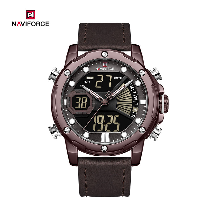 Relógio Naviforce NF9172L Couro Masculino Premium NF9172L - foto 5