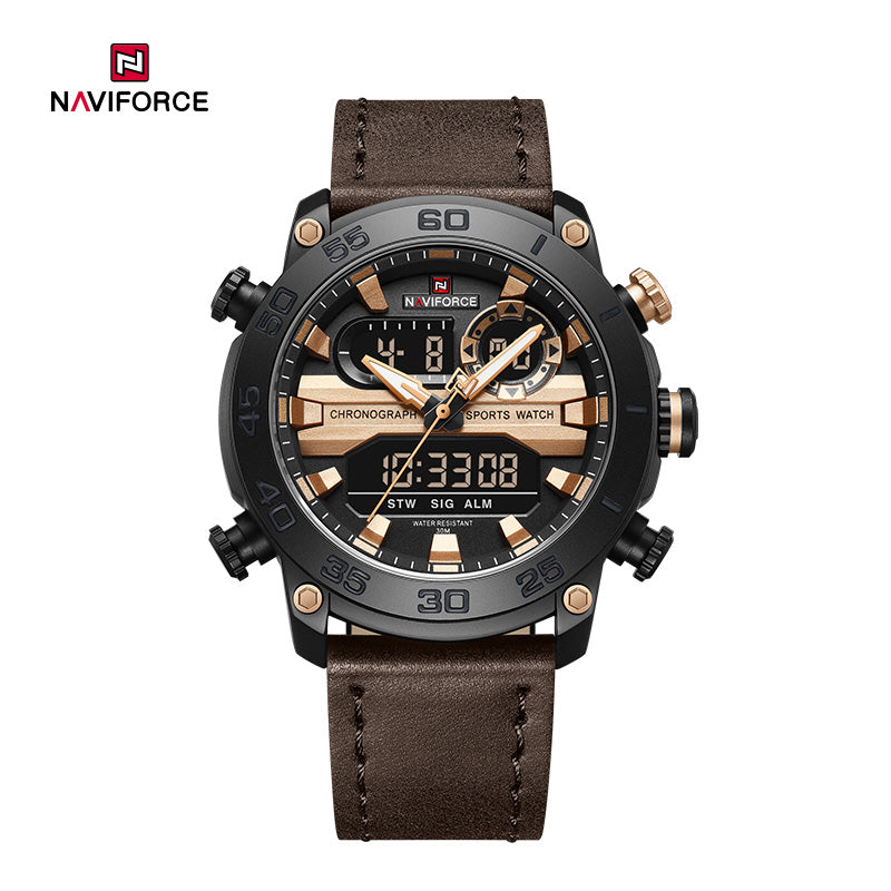 Relógio Naviforce NF9235 Couro Masculino Premium NF9235 - foto principal