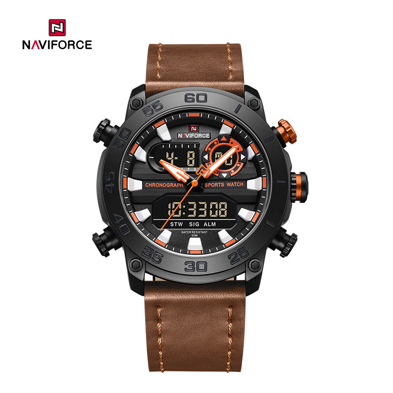 Relógio Naviforce NF9235 Couro Masculino Premium NF9235 - foto 2